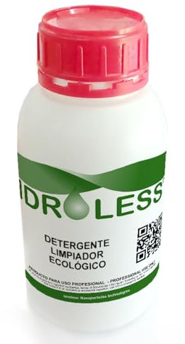Idroless Detergente Limpiador Antimoho Ecológico Interiores (1L) - Combate las manchas de humedad sin necesidad de aclarado. Sin disolventes y sin cloro