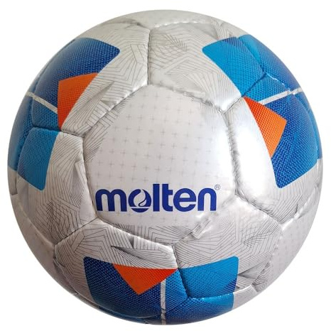 Molten F9N4800 Futsalbäll, White/Blue, 4