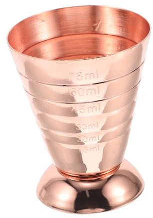 PRETYZOOM Dosatore per Vino in Acciaio Inossidabile - Dosatore Singolo per Cocktail per Feste Bar Accessori Misurino da 1 Oncia