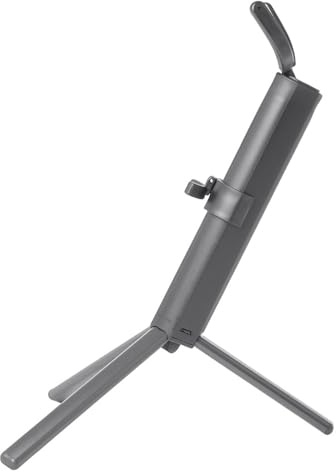 Zusammenklappbarer Tenorsaxophon Ständer, Tragbar, Schwarz | Kunststoff und Metall, zum Aufbewahren und Ausstellen, Kompakt Verstaubar für Unterwegs
