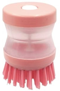 2 Stück Spülbürste For Töpfe Und Spülmittel, Spülbürste Mit Spülmittelspender, For Die Küche Zu Hause, For Waschen Von Utensilien, Küchenzubehör(Pink)