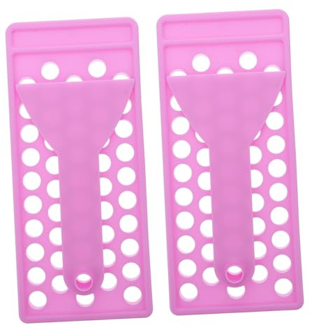 Alipis 2 Satz Lippenstift Füllschale 50 Loch Selbstgemacht Lippenbalsam Satz Mit Flexiblem Spatel Uv Beständig Für Selbstgemachten Lipgloss Und Lippenpflege