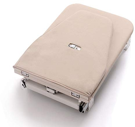 DLT Completamente de Acero Plegable del Marco del Armario extraíble retráctil Tabla de Planchar Guardar lejos Plancha for el Consejo de Ministros, Junta 180 ° rotación Libre, fácil de Instalar, Beige