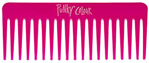 Punky Wide Tooth Comb for Women - Pink, Detangler Comb, No Handle Hair Detangling Combs for Wet, Dry & Curly Hairs