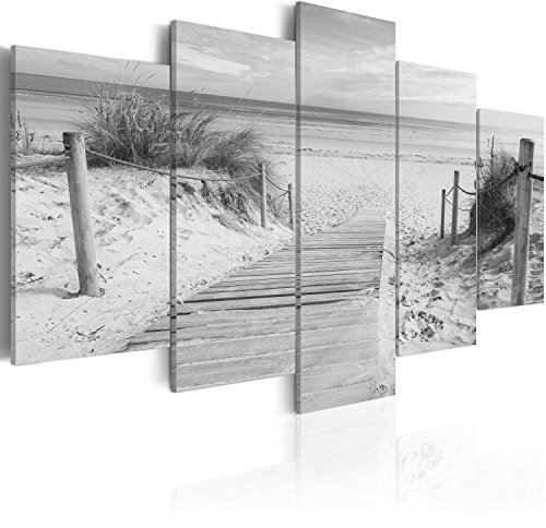 murando Cuadro Acústico Paisaje Naturaleza 200x100 cm espuma acústica absorbe el sonido aislamiento lienzo de 5 piezas Impresión Artística Decoración de Pared c-B-0006-b-p