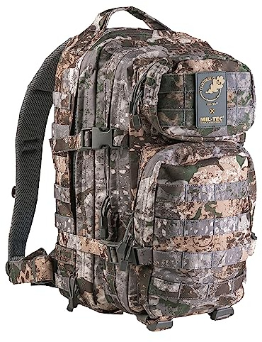 Mil-Tec Unisex Assault Pack Rugged Ergonomic Outdoor Camping Hiking Backpack with Padded Shoulder Straps MOLLE Loops