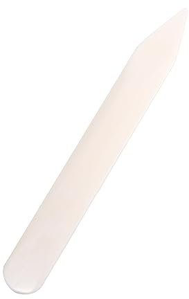 AMONIDA Weißes Knochenwerkzeug, Lederhandwerksknochenwerkzeug, Faltmarker Zum Falten für die Kartenherstellung