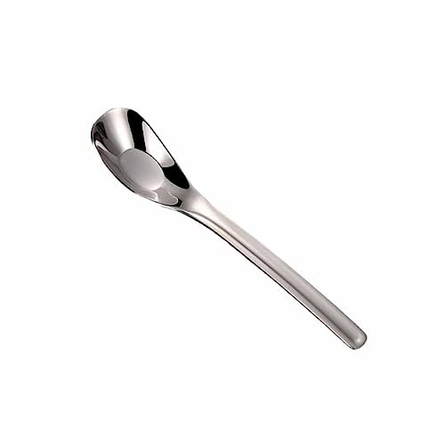 kesurpae Cucchiaio piatto Acciaio inossidabile Cucchiai di metallo durevoli e simpatici Stoviglie Posate Da pranzo Utensili da tavola Accessori per la tavola Strumenti, 316 l