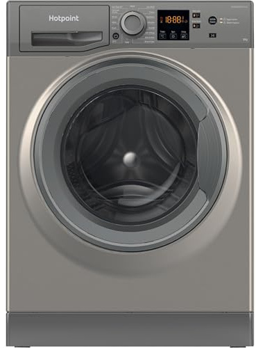 Hotpoint Anti-stain NSWM 846 GG UK 8 kg Washing Machine - Graphite