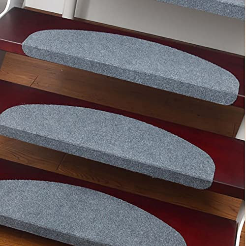 Teppich-Stufenmatten, selbstklebende Treppenpolster, frei zuschneidbare Sisal-Tr frei zuschneidbare Sisal-Treppenpolster für Kinder, Senioren und Haustiere (14er-Pack),01,65 x 21 (2 55 x 21)