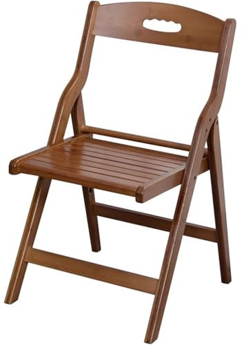 Klappbar Stühle Klappstühle Küche Retro Hohl Besucherstuhl Klappbar Mit Griff, Studie Tragbarer Bambus Ruhestühle, Tragfähigkeit 100 Kg
