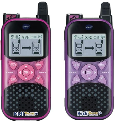 Vtech KidiTalkie Explorer Walkie-Talkie für Kinder, Rosa