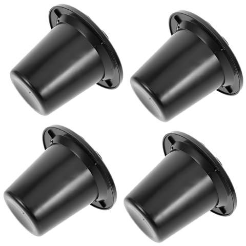 HOOTNEE 4 Pezzi Vaso Fiori Commemorativo Cimitero Ornamento Portafiori Tomba Decorazione Fori Plastica Stabile