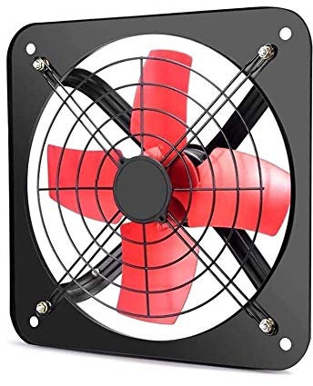 SaryEdge Extractor de ventilación Industrial de Pared, silencioso, para Cocina y baño, ultrasilencioso, de Metal Industrial Neutro, Comercial, de a(