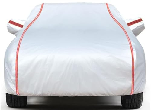 Auto Abdeckplane Wasserdicht Für FIAT 500, Hagelschutz Auto, Autogarage Abdeckung, Autoplane Atmungsaktiv, Staubdicht, Winddicht UV Schutz lk423