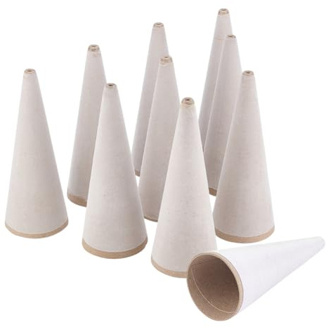 PH PandaHall 10 pz Tubi di Avvolgimento per Filati, Avvolgimento per Gomitoli Avvolgitori Organizzatore per Filati Tubi di Cartone Fai Da Te Per Accessori Da Cucito Uncinetto Ricamo e Lavoro a Maglia