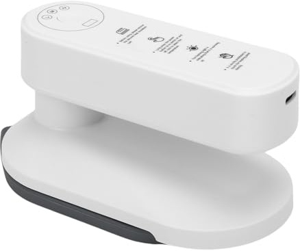 Fockety Fer à Repasser électrique Portatif, Mini Machine à Repasser à Chargement USB, Mini Machine à Repasser électrique Portative avec Poignée, Boîte de Rangement pour la Couture, le