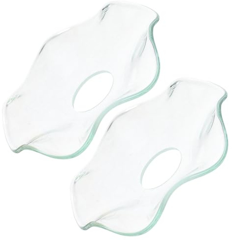 ULTECHNOVO 2 Piezas Recogedor de Gotas de Cera Fácil Mantenimiento y Protección de Superficies Protector Elegante Diseño Acanalado para Velas Cónicas de Vidrio Transparente para Oficinas y