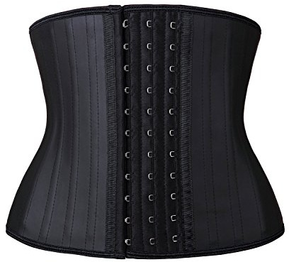 Yianna Midjetränare dam latex korsett midjeformare underbröst korsett kort torso