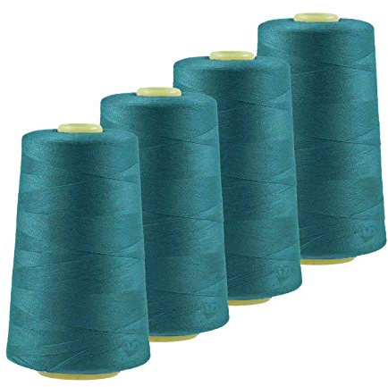 4 x 4572m Qualitäts Overlock-Garn Overlock-Nähgarn Oeko-Tex Farbe 821-860