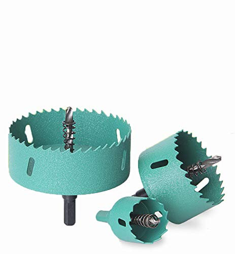 TuToy 45-100 Mm M42 Hss Lochsägenschneider Aurora Green Metallspitzenbohrer Für Aluminium Eisen Holz Bohren - 70 Mm