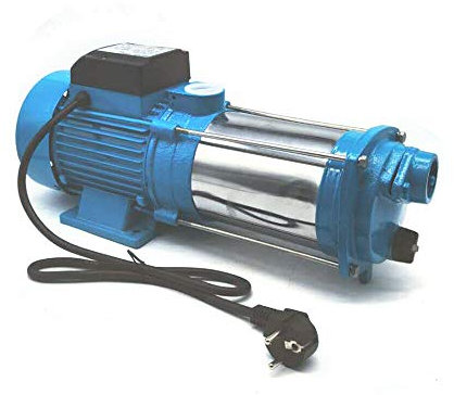 Bomba de jardín 2500 W acero inoxidable bomba centrífuga 4000 l/h; altura máxima de extracción: 110 m; presión máxima: 11 bar