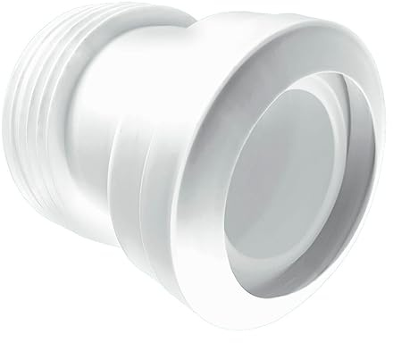MACFIT MAC-7A WC Pan Connector White 110mm, Material: EVA, Pack of 1