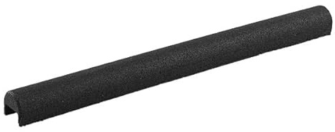 Rasenkante Gummiüberzug/Bordsteinkappe für 60 mm Randsteine Einfassung - Beachvolleyballfeld, Spielfeldeinfassung, Randabdeckung - Schwarz - Made in Germany