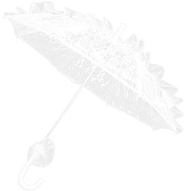 SAFIGLE 2stücke Lace Parasol Für Hochzeitsfotos Vielseitig Einsetzbar Als Tanzrequisit Und Stilvolles Accessoire Für Braut Vintage- Und Romantische