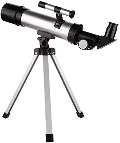 Teleskop, Reflektor, ideales Teleskop für Kinder, Erwachsene, Anfänger, tragbares Refraktorteleskop mit Stativ, tolles Astronomiegeschenk zur Erkundung von Mond und Planeten, für drinnen/draußen