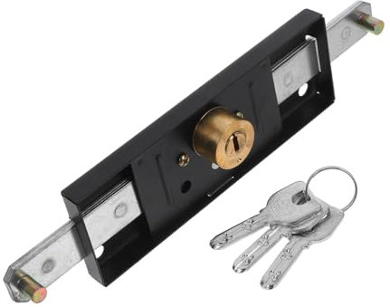 Angoily Türschloss Für Rolltore Ausrüstung Zur Geeignet Für Kommerzielle Und Private Lager Mit Pflicht Und Haken Vertikal Montierbar Aus Robustem Eisen Für Rollladen Und Garagentore