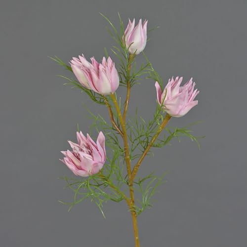 artplants.de Künstlicher Blütenzweig Protea Nohea, zartrosa, 60cm