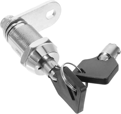 16mm Security Mailbox Lock, Letter Post Box Cabinet Drawer Cam Lockwith Keys, Toolbox Door Cupboard Lever Furniture Locks Locker (1, 16mm)