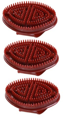 Gatuida 3 pièces Brosse Bain Multifonction Exfoliante et Massante pour Chevelu Brosse Nettoyage Salle Bain Portable pour Massage et Soin Doux
