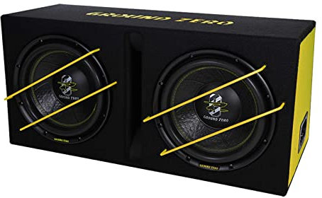 Ground Zero GZIB 2.12SPL 2X 30 cm SPL Bassreflex Gehäusesubwoofer