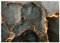 wandmotiv24 Fototapete Marmor Optik Stein, L 300 x 210 cm - 6 Teile, Wanddeko, Wandbild, Wandtapete, Gold Rot Blau Grau M6883