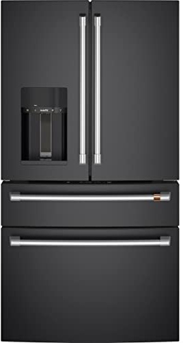 Café CXE22DP3PD1 22.3 Cu. Ft. Matte Black Counter Depth French Door Refrigerator