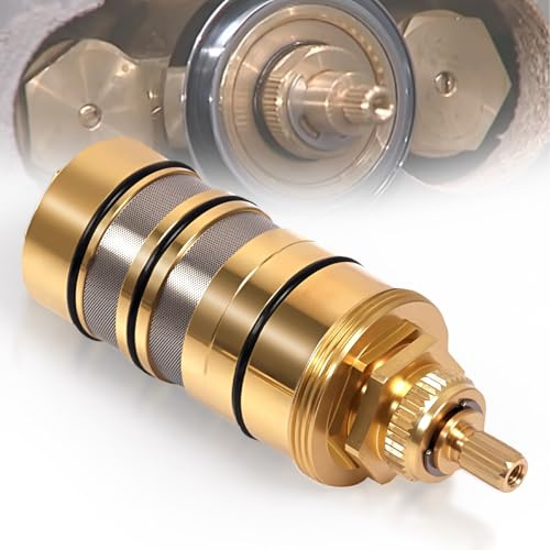 VORGENS 130156 Thermostatic Cartridge Fit for Moen Thermostatic Cartridge Shower Valve Cartridge Faucet - 3/4 inch Shower Faucet for Better Temperature Control