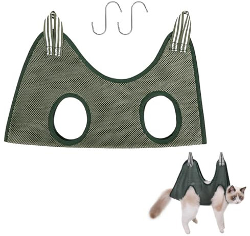 KGDUYC Soins des Griffes pour Chats,Hamac de toilettage pour Chats et Chiens Hamac de toilettage pour Chats et Chiens de Petite et Moyenne Taille, Fournitures pour Animaux de Compagnie (Taille L)