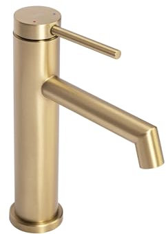 REA Bathroom Faucet JS-B310BG FOSS Low Brush Gold WASHBASIN TAP Made of HIGH Quality Brass