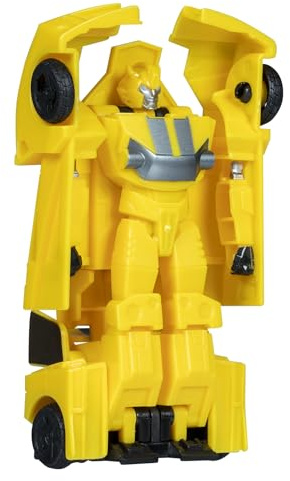 Transformers EarthSpark 1-Step Smash Changers Bumblebee Action-Figur mit Accessoires, 10 cm große Superhelden-Figur für actionreiche mit Kindern ab 6 Jahren