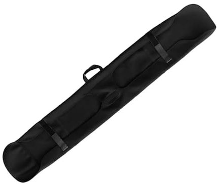 RLVYTA Skitasche Snowboard Sleeve Cover Case Snowboard Aufbewahrungstasche Praktische schützende Snowboard Ski Reisetasche für Skifahren Ski Bag(Black 150cmx27cm)