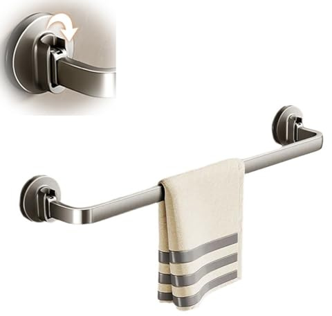 Saugnapf Handtuchhalter Für Badezimmer, 30 40 50 60 70cm Handtuchstange Wandmontage, Handtuchhalterung Küchenhandtuchhalter Für Glasduschtüren(70cm/27.5in)