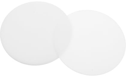 Flat PC Diffuser Plates 6pcs for LED Downlights White | Light Transmission, Versatile Fit, Recessed Lighting Plates, Spotlight Diffuser and Ceiling Light Diffuser
