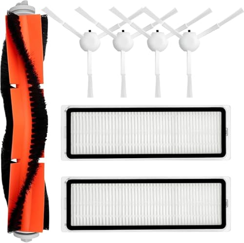 Accessori per Dreàme D9/L10 Pro, 7 pezzi di ricambio kit di accessori contiene 4 spazzole laterali, 1 spazzola principale, 2 filtri HEPA, pezzi di ricambio accessori di riparazione