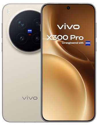 vivo X300 Pro 5G Smartphone | 16GB+512GB | 200MP ZEISS APO Telefotokamera | 50MP ZEISS Gimbal-Hauptkamera | Dimensity 9500 | 90W FlashCharge | 6,78 AMOLED | 3 Jahre Garantie