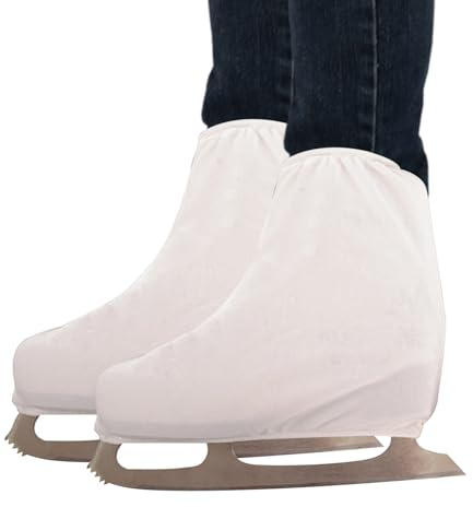 Skate Boot Cover – vitt sammet elastiska skoskydd | professionell