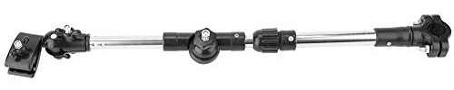 Adfaga Support de Parapluie de vélo en Acier Inoxydable Robuste, Support de Support antivol réglable pour Le Cyclisme en Plein air, Le Camping, Rotation à 360 degrés 22,44 Pouces