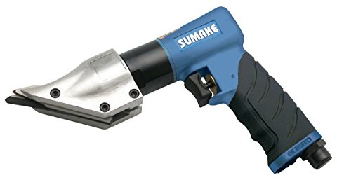Pneumatic Metal Shear Cutter and Scissor Cutting Air Power Tool, Capacity: Steel-1.2mm, Alum.-2.4mm, Free-Speed: 2,500, (Sumake ST-M5030B)