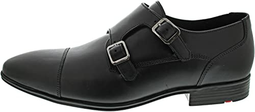 LLOYD Herren Slipper Mailand, Männer Businessschuhe,lose Einlage,Normalweit,Slipper,Mokassins,Halbschuhe,Slides,Schlupfschuhe,SCHWARZ,42 EU / 8 UK